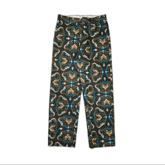 Dries Van Noten Psychedelic Print Denim Jeans - Picture 1 of 7